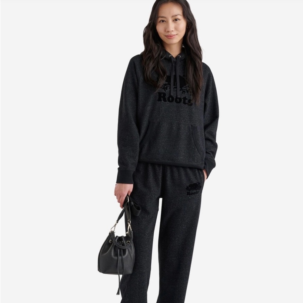 Roots Original Sweatpants in Black Pepper size XS